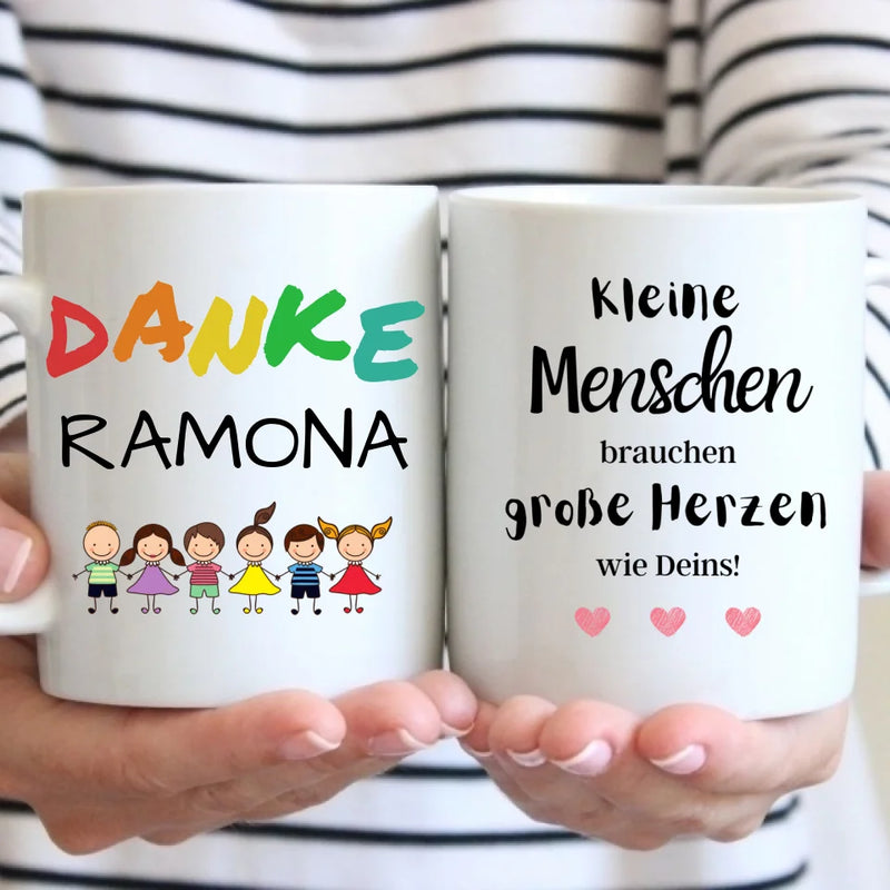 Tasse - Geschenk Erzieherin - Rasselbande - personalisierbar